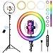 Weilisi 10 inch Selfie Ring Light with Tripod Stand