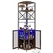 Aufvolr Wine Bar Cabinet with Power Outlet 6-Tiers